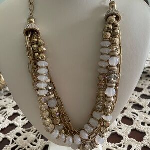 Necklace with matching earrings